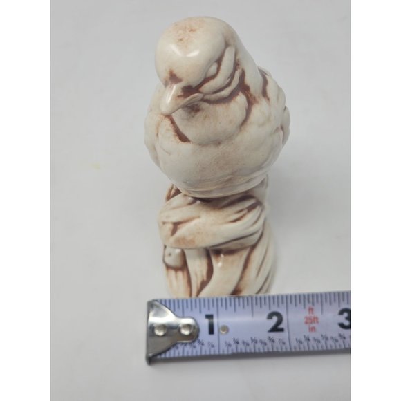 Red Barn‎ Ceramics Brown And White Bird Figurine Signed By Betty - Picture 8 of 10